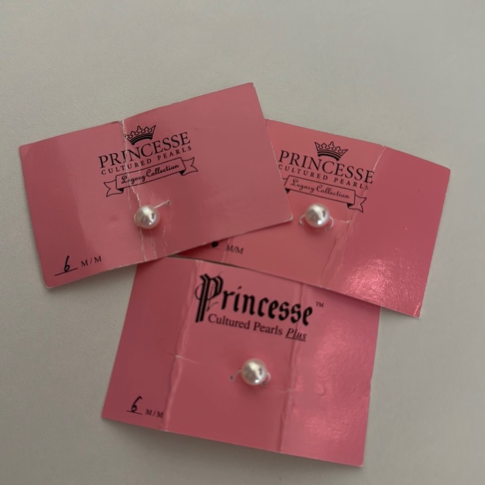 (3) 6 MM Pearls for an Addition Pearl Necklace